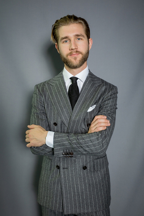 Grey Pin Stripe "Clark" Suit