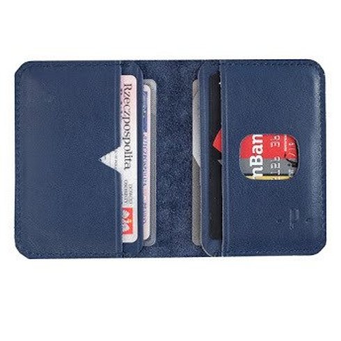 Blue navy pocket wallet
