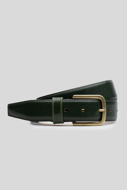 Green Calf Leather Belt