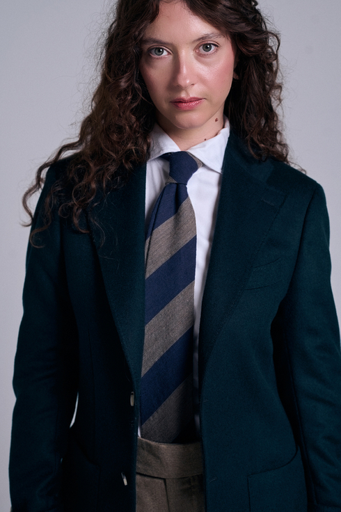 Green Wool/Cashmere Sportcoat