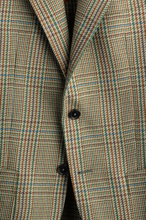 Green and Brown Checked Sportcoat
