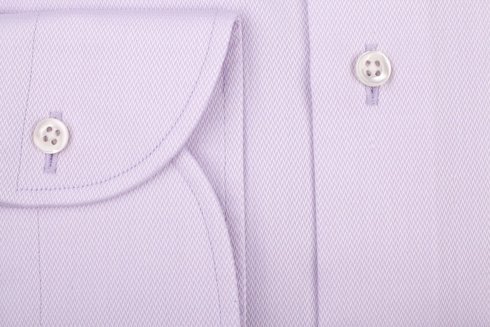 Light violet cutaway collar shirt Albini
