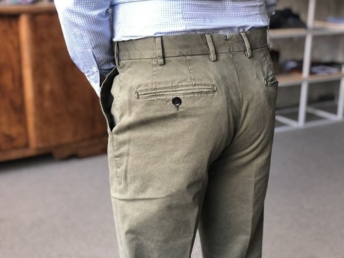 Olive Chino Trousers