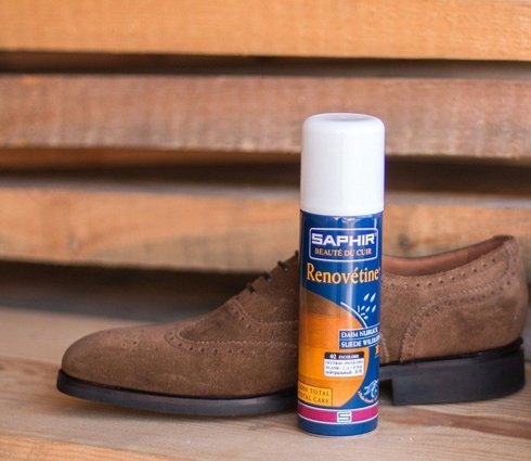Renovetine renovating spray for suede and nubuck 200ml / light brown
