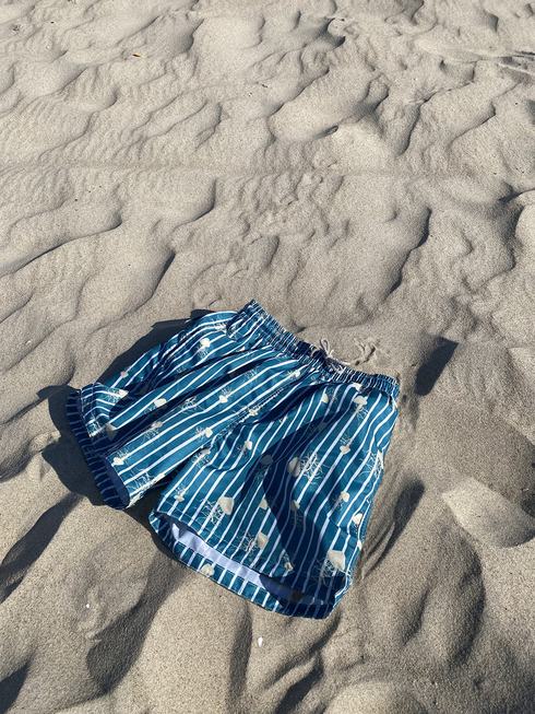 Swim shorts with jellyfish design