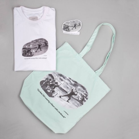 T-shirt + shopping bag x Joe Bator