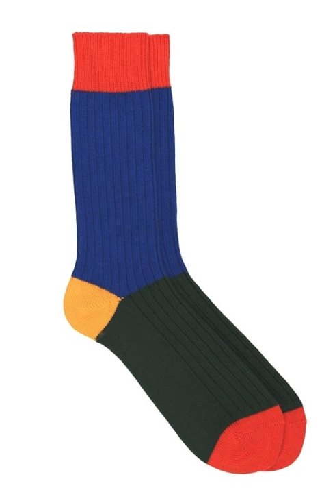Warm colourful socks