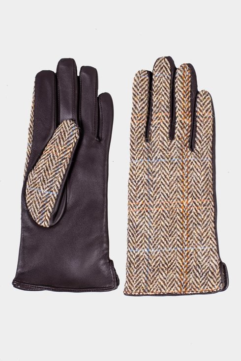 Woman's Harris tweed gloves