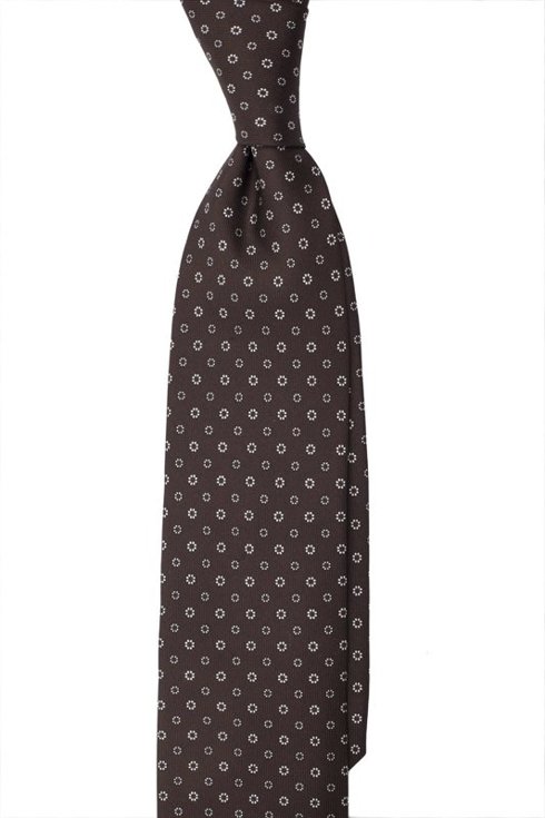 brown Macclesfield tie