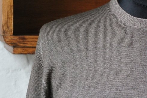 light merino wool sweater light brown