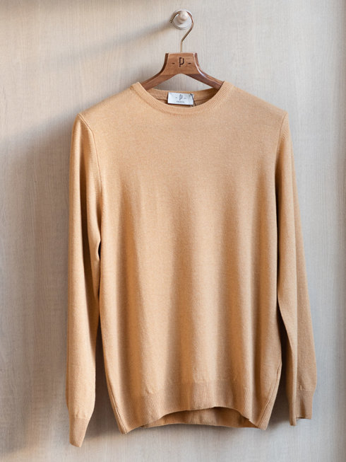 light mustard wool & cashmere sweater