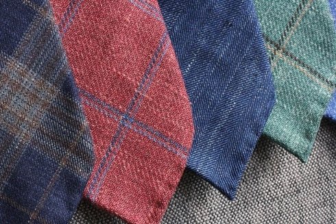 linen & wool portofino tie