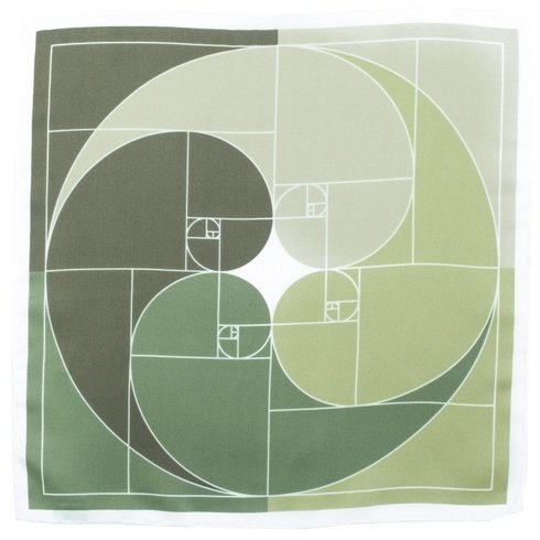 silk pocket square Fibonacci Sequence