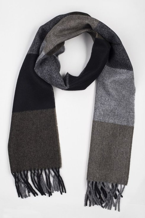 woolen geometric classic scarf