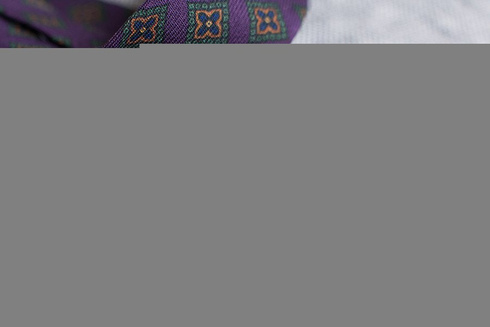 untipped wool challis tie