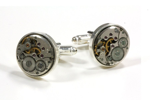 SPINKI mankietowe "steam punk"