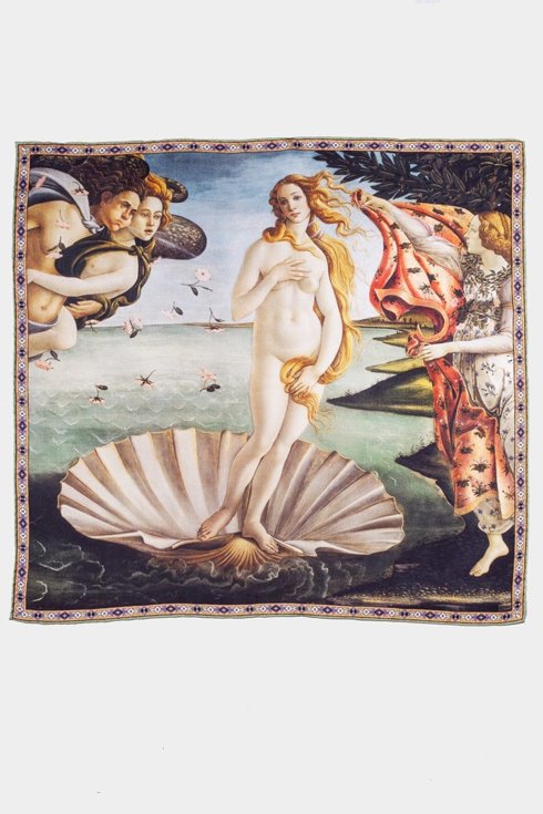 Apaszka jedwabna "Narodziny Wenus" Sandro Botticelli
