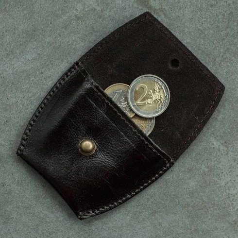 Czekoladowy Zestaw Pocket Wallet + bilonówka + etui na klucze