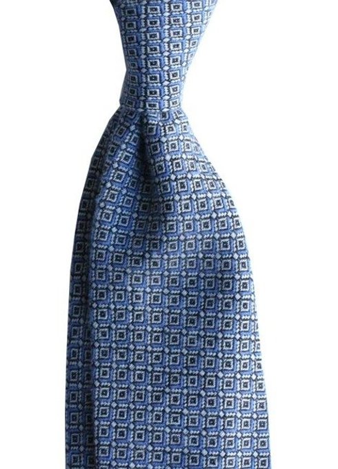 wełniany krawat bez podszewki